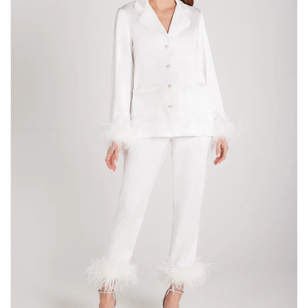 Nadine Merabi Darcie White Pajamas